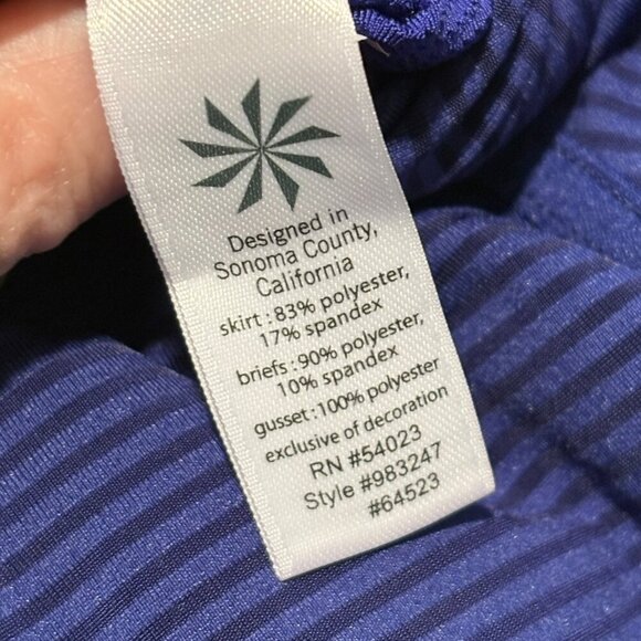 Athleta Purple Striped Good Match Tennis Skort Women's Size Small - Picture 5 of 6